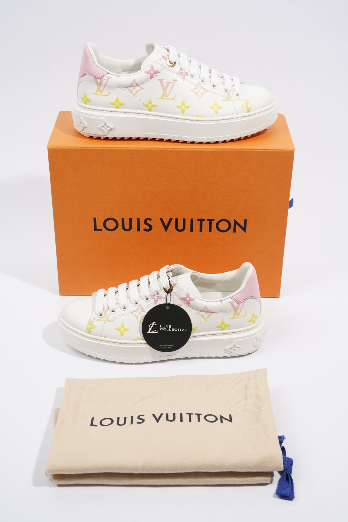 Louis Vuitton Time Out Sneaker, Beige, 40.5