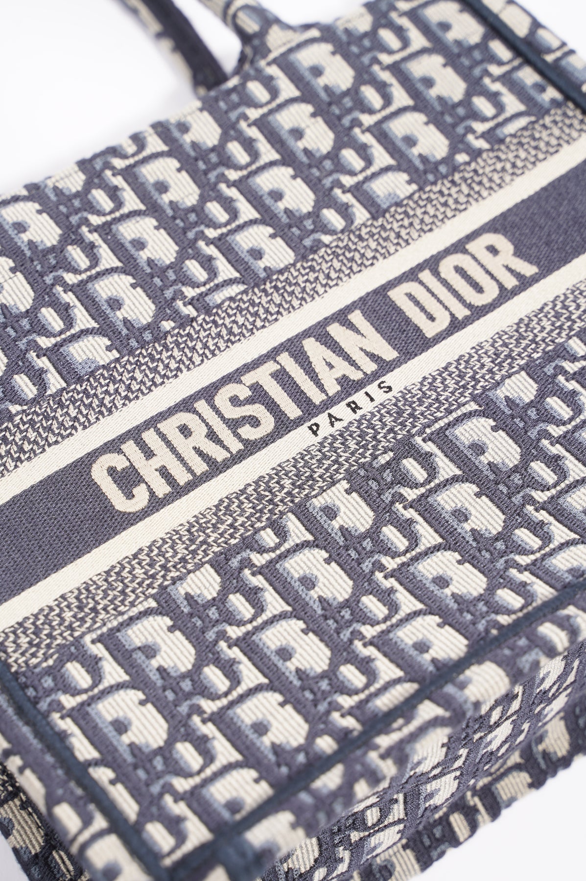 CHRISTIAN DIOR Oblique Large Book Tote Grey 1283205