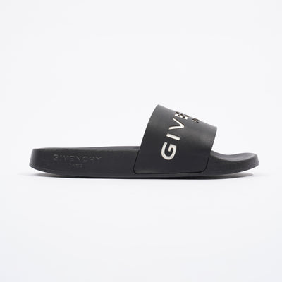 Louis Vuitton Pool Pillow Logo Embossed Leather Slides Eu 38 Uk 5