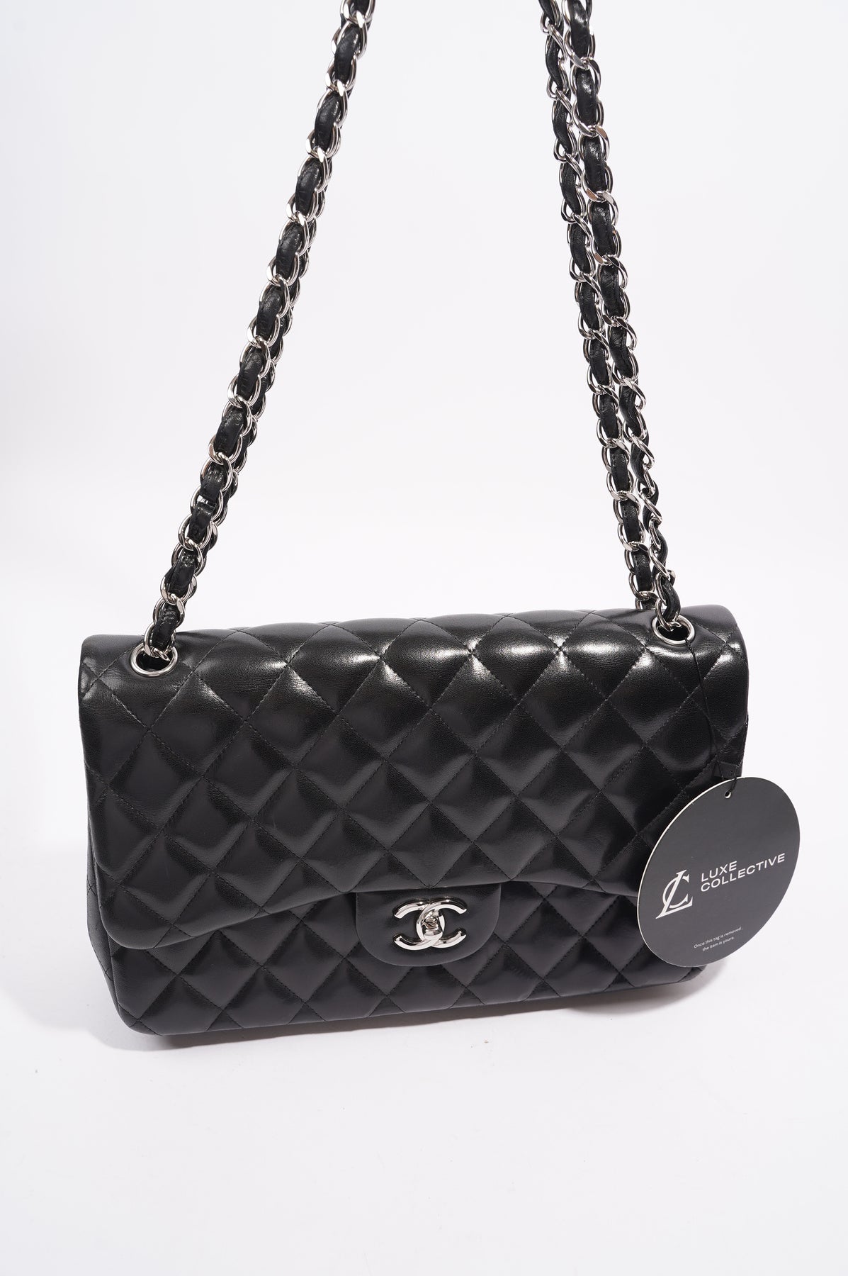 Chanel Pouch Lambskin GHW (Black) – The Luxury Shopper