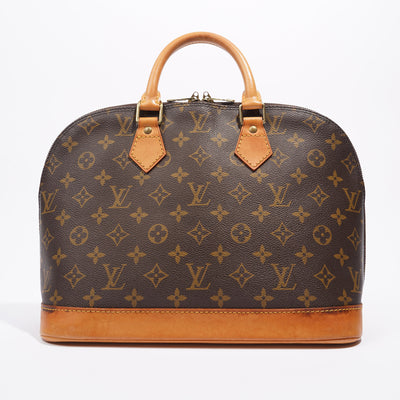 Louis Vuitton Limited Edition Shiny Monogram Canvas Alma PM Bag – QUEEN MAY