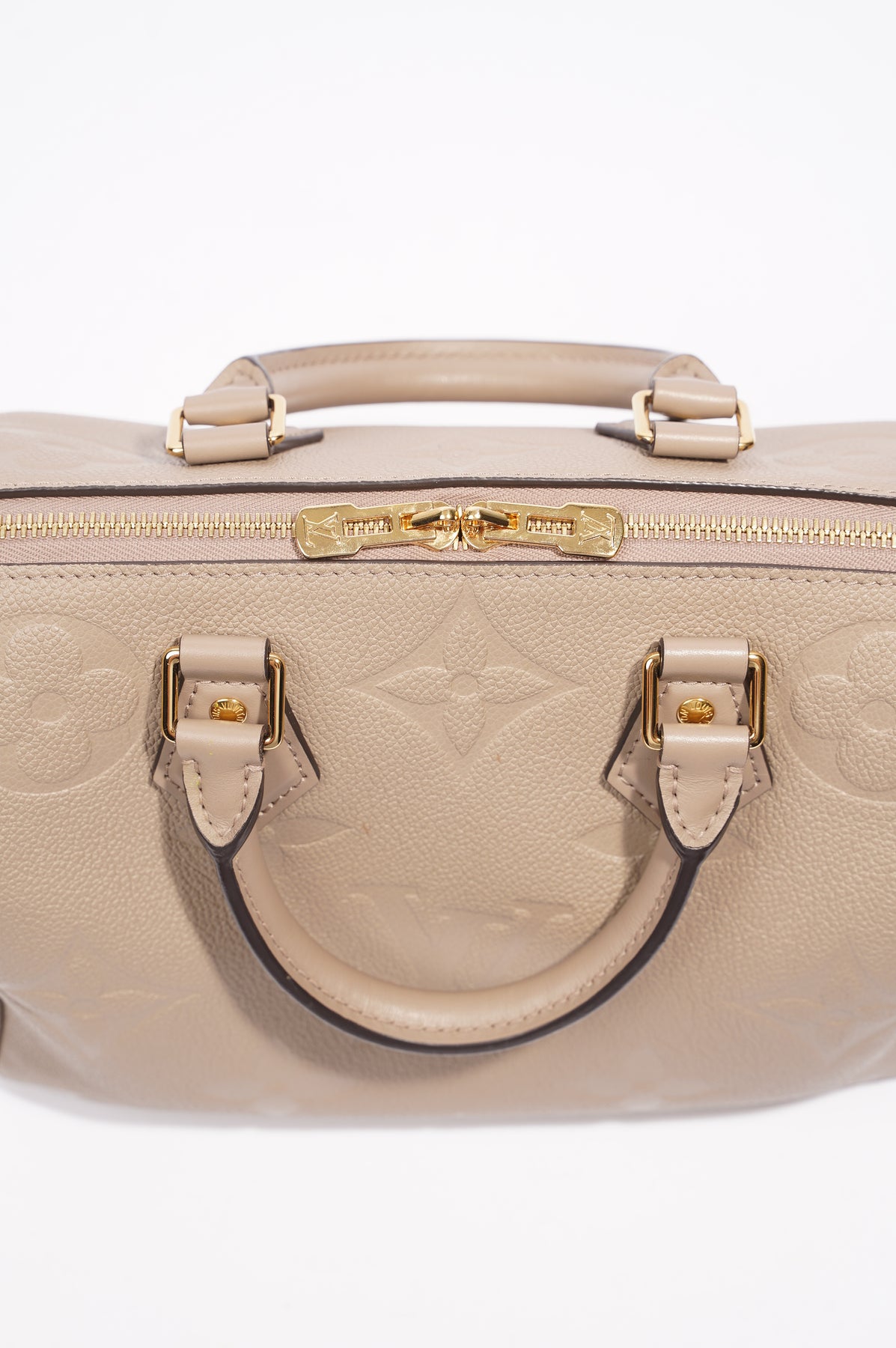 Louis Vuitton Neverfull MM with Pouch, Empreinte Leather Khaki and Beige,  New in Dustbag - Julia Rose Boston