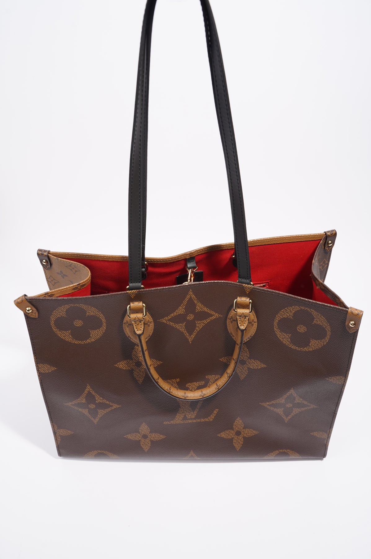 NWT Louis Vuitton Fold Tote Monogram Canvas and Leather PM with box