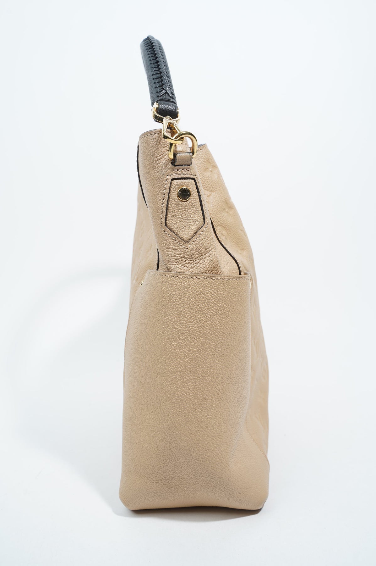 Louis Vuitton Cerise Monogram Empreinte Leather Bagatelle Bag - Yoogi's  Closet