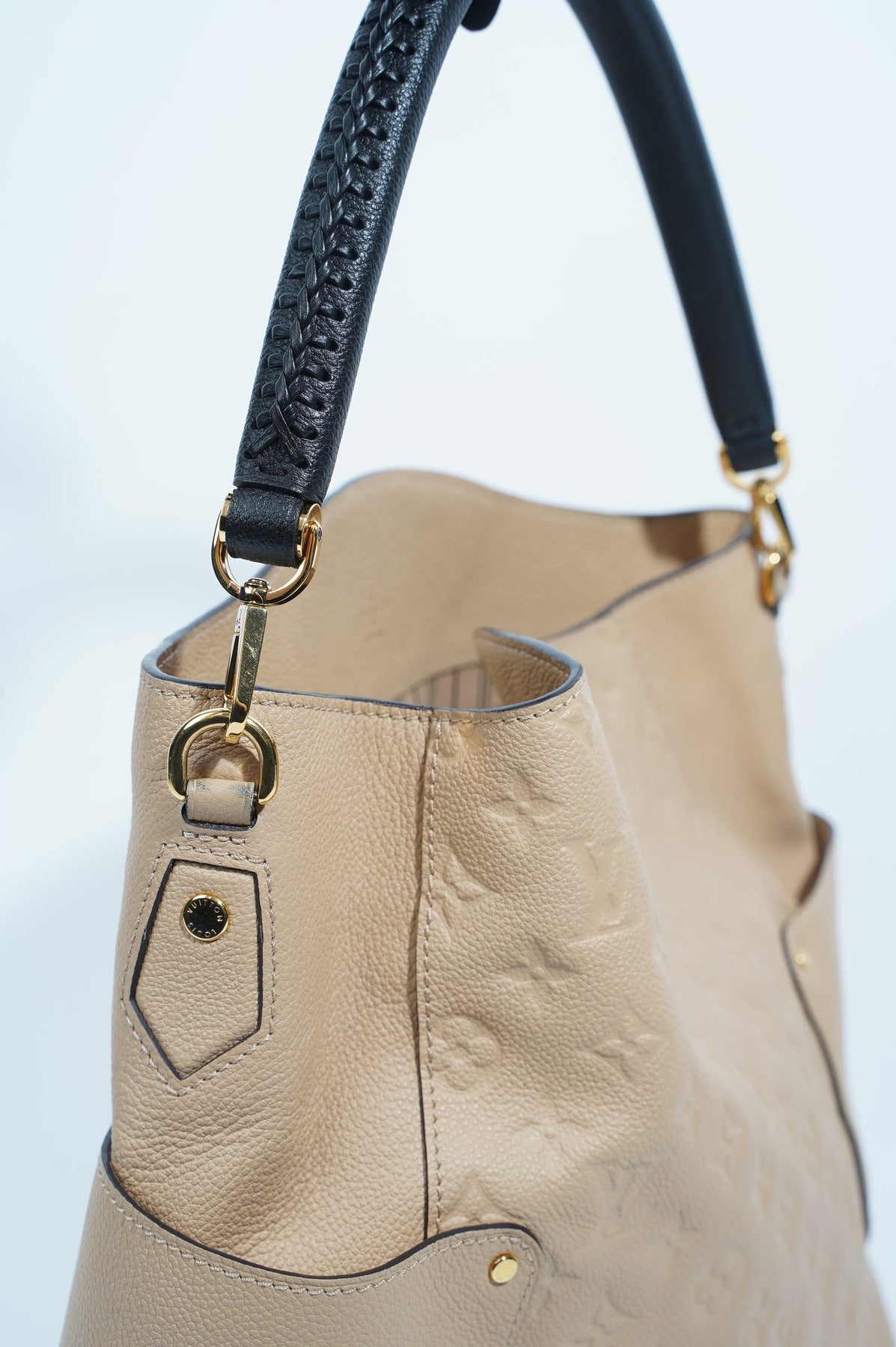 Louis Vuitton Bagatelle Hobo Monogram Empreinte Leather at 1stDibs