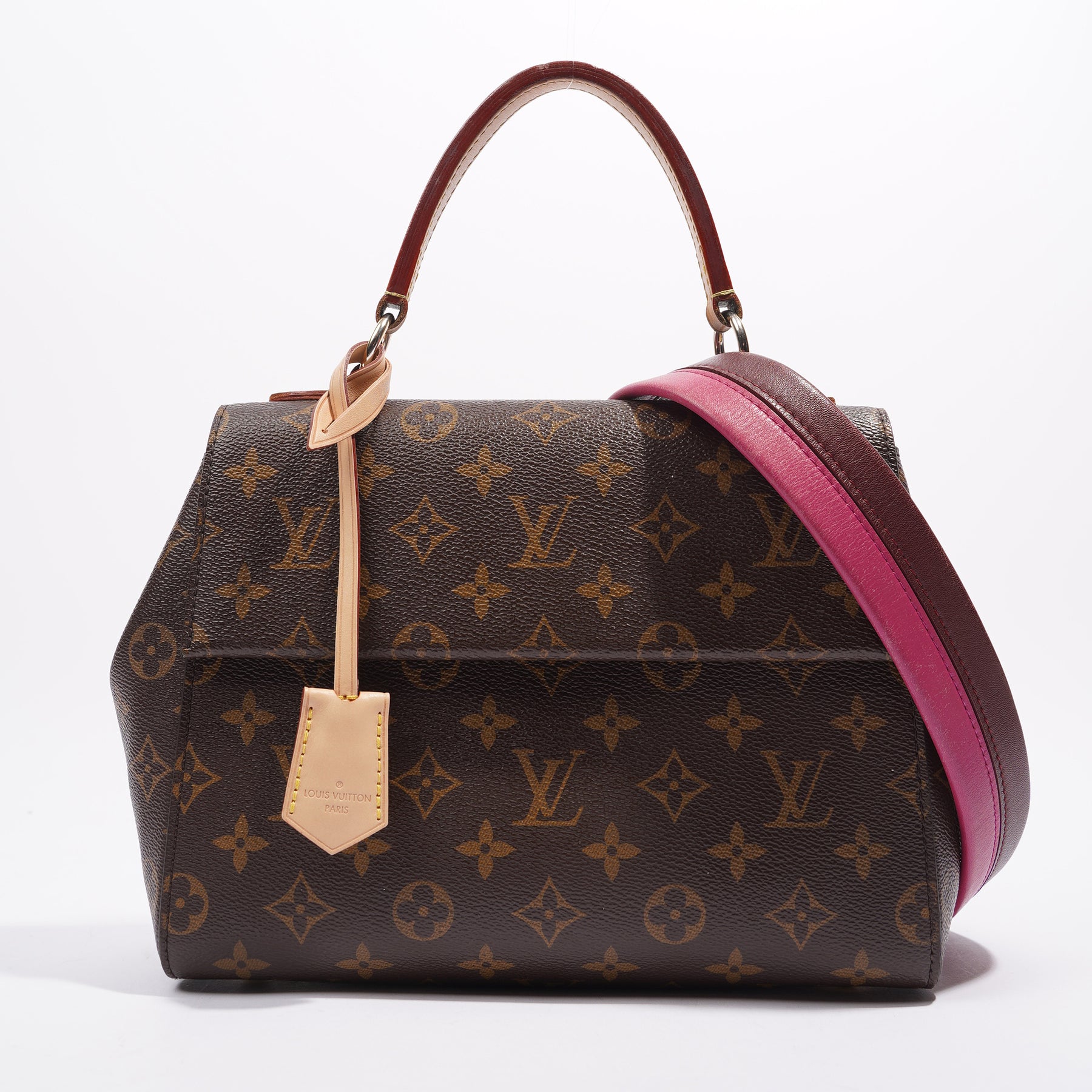 Louis Vuitton Felicie Strap & Go Handbag Monogram Canvas Brown 1797411