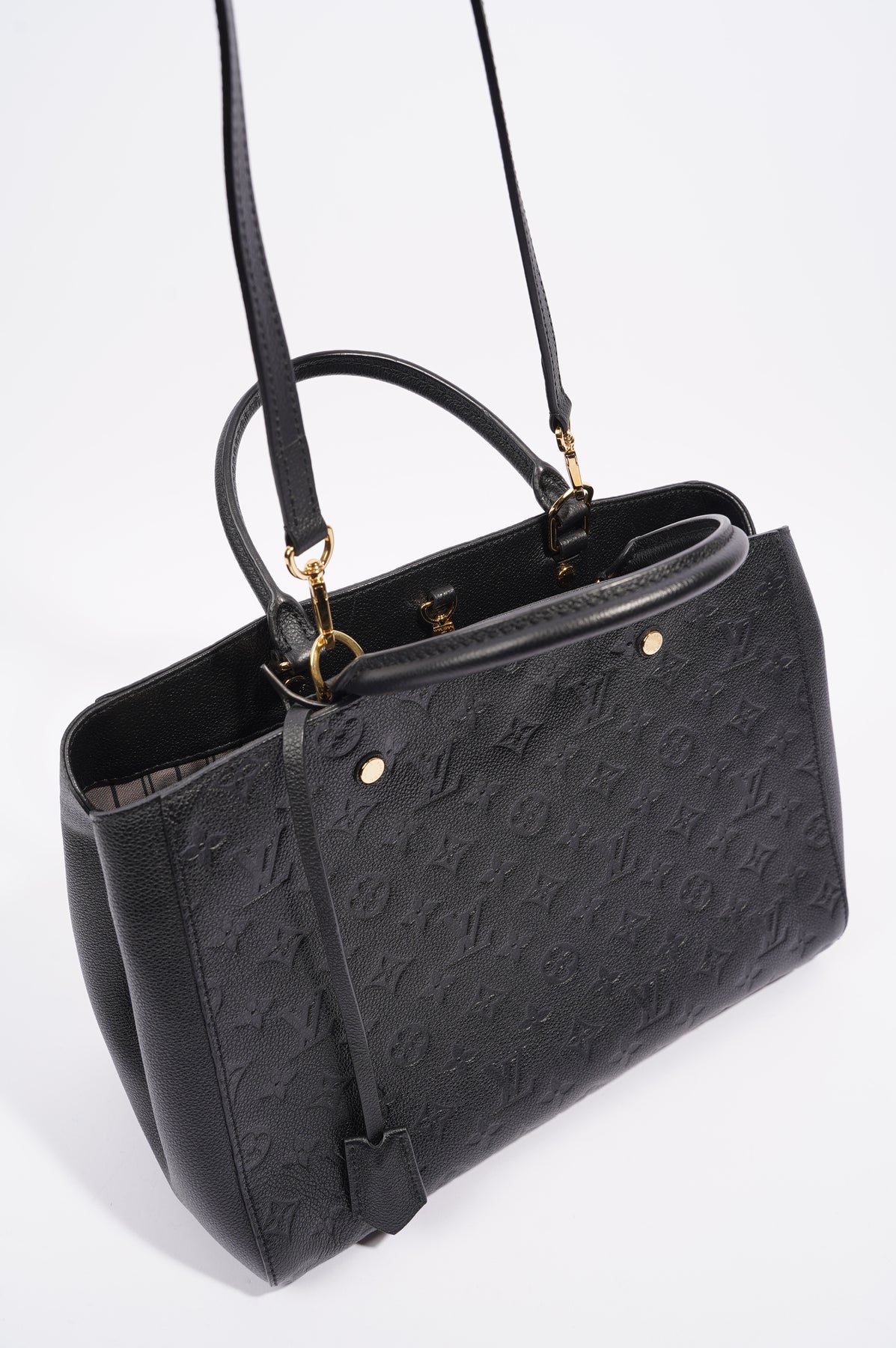 Louis Vuitton Black/Cream Monogram Giant Empriente Leather Montaigne Bb Bag