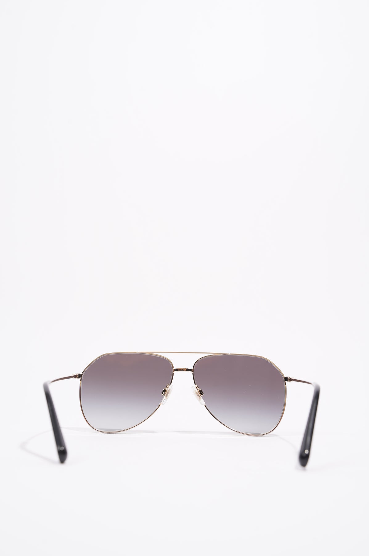 Louis Vuitton Black/Gold Evidence Aviator Sunglasses w. Box and Case For  Sale at 1stDibs