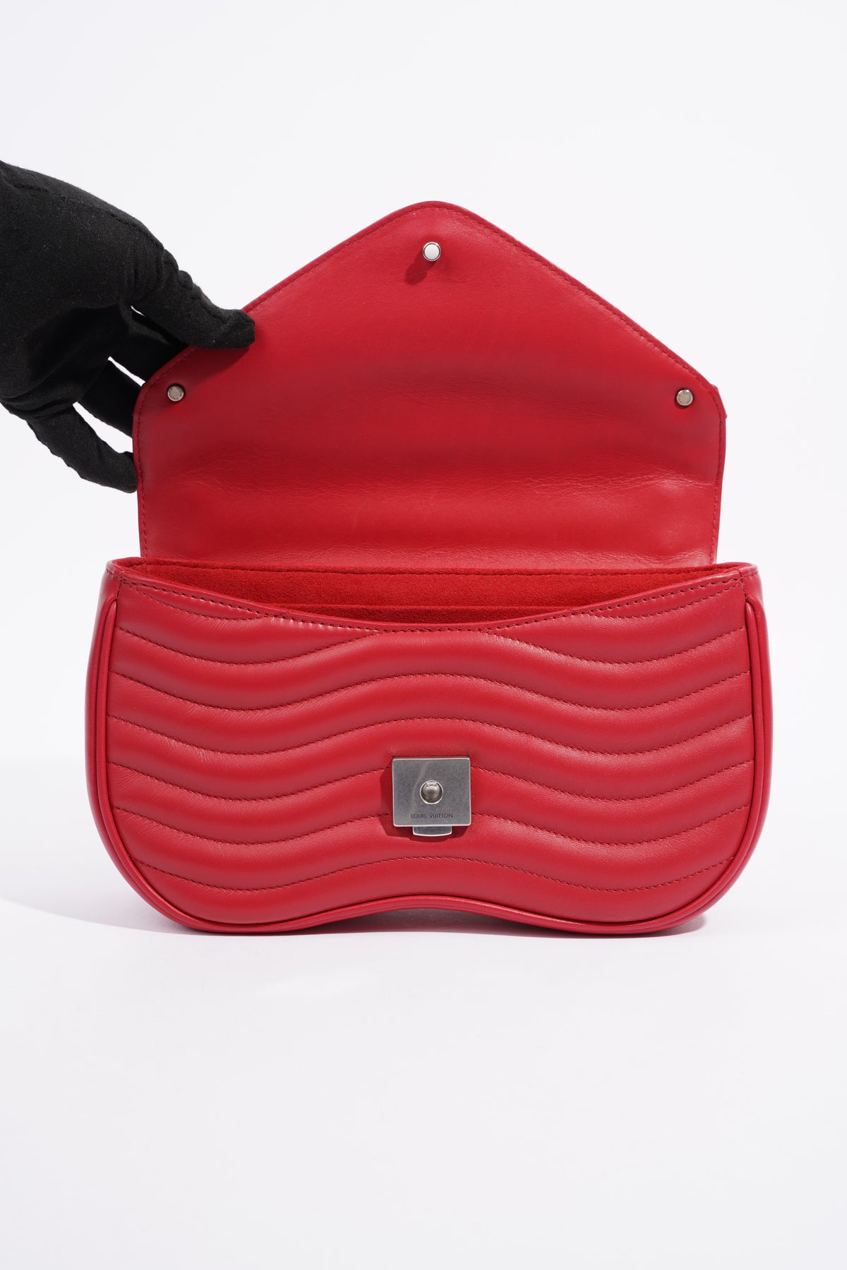 Louis Vuitton, Bags, Louis Vuitton New Wave Chain Bag Mm Red