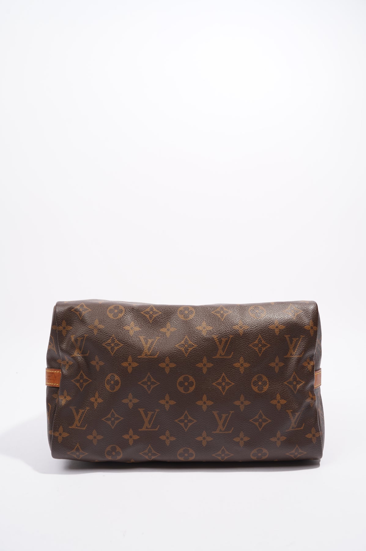Speedy leather handbag Louis Vuitton Black in Leather - 35886400