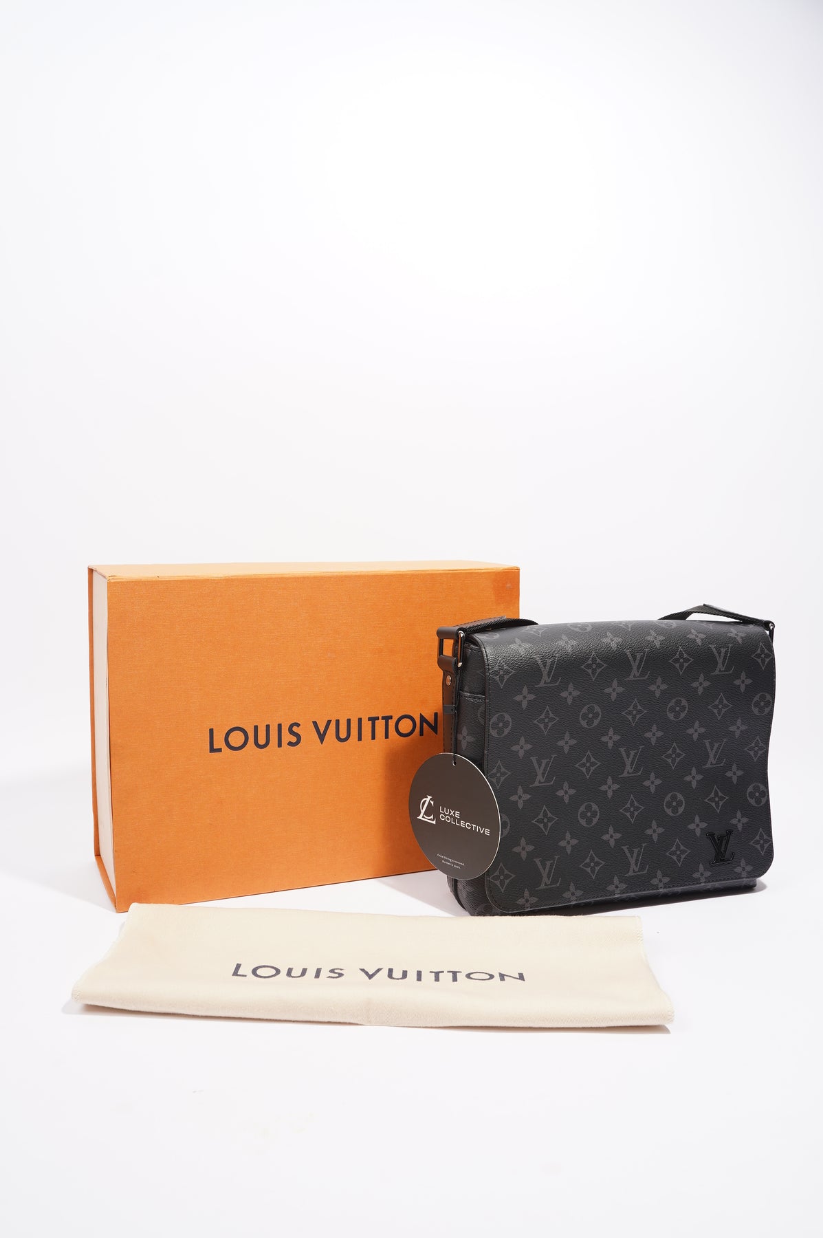 LOUIS VUITTON Reverse Monogram Eclipse Trio Messenger Small Pochette