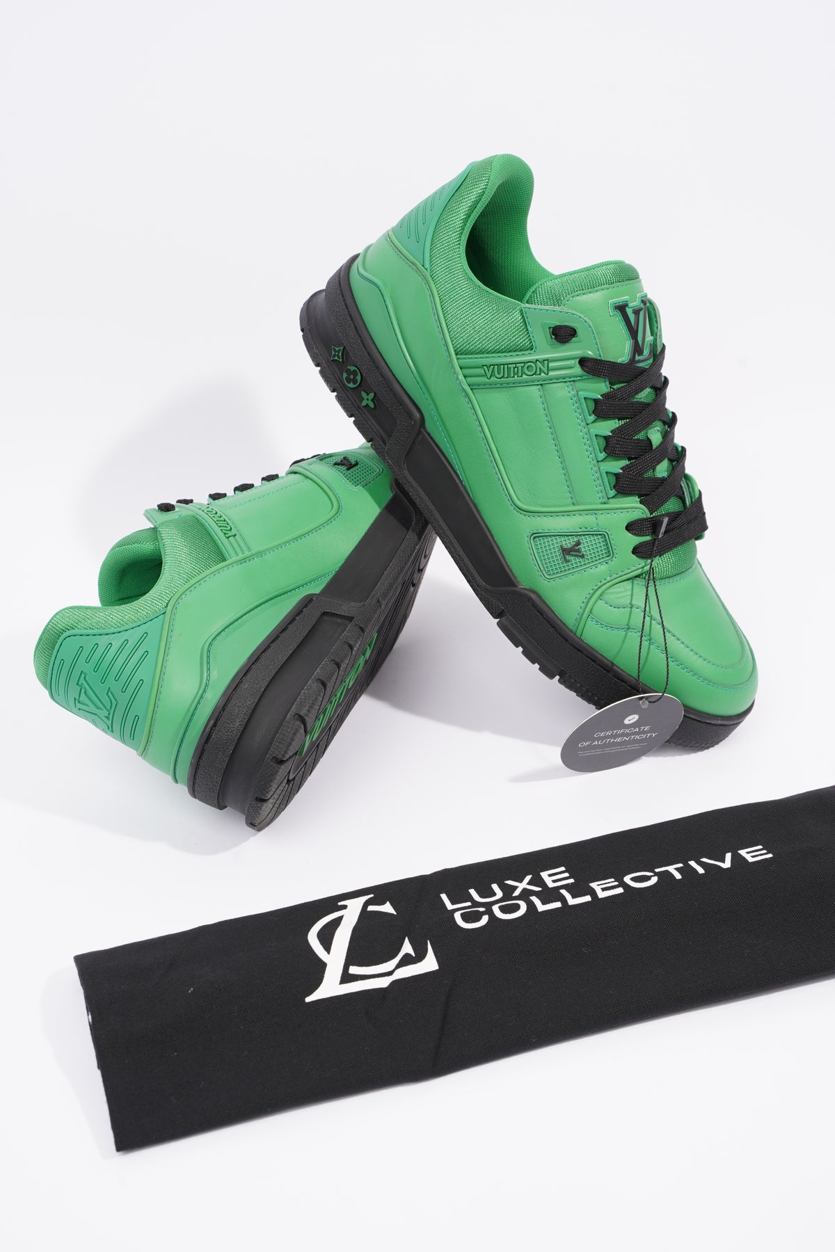 Louis Vuitton Mens Virgil Abloh Sneaker Green / Black EU 41 / UK 7