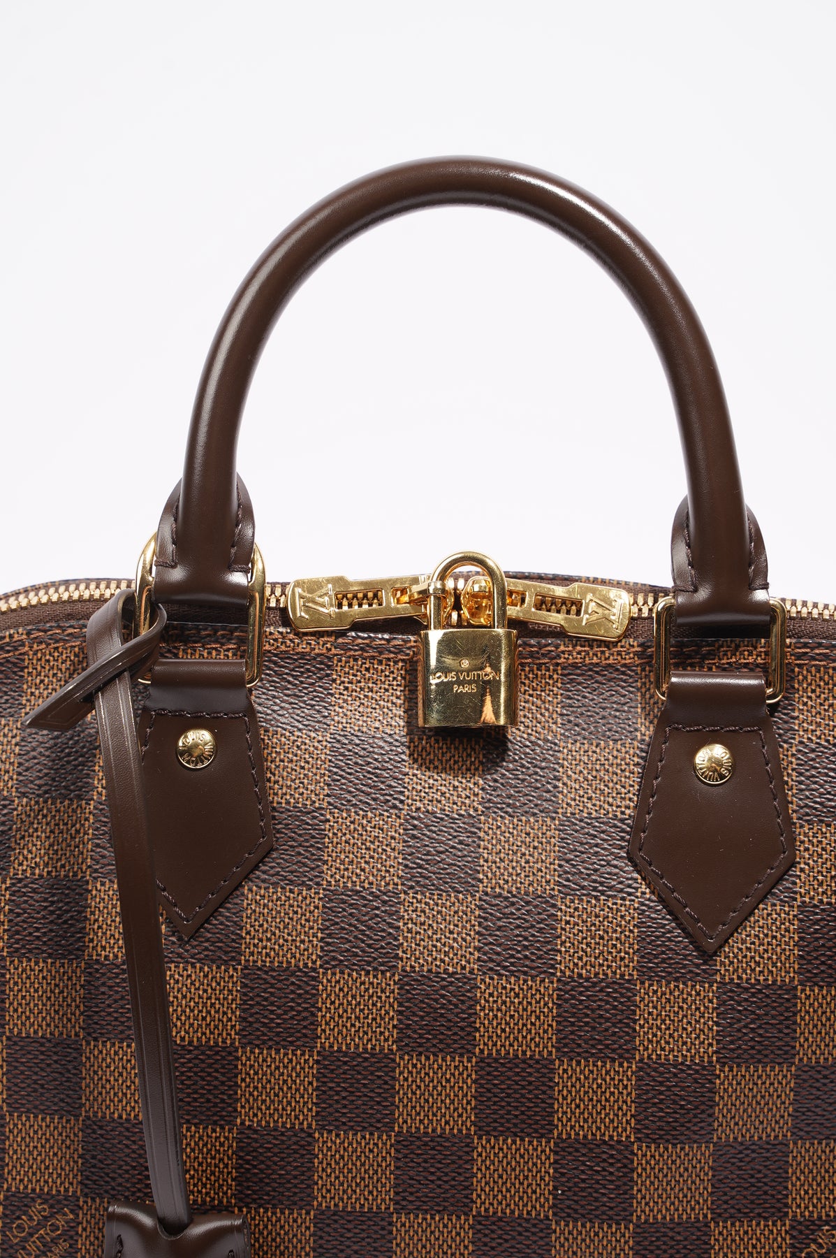 Louis Vuitton Black Leather and Damier Tressage City Steamer PM