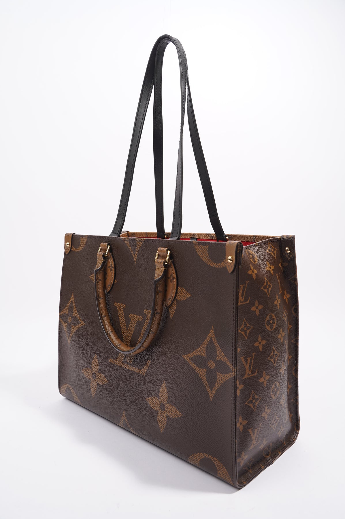 Louis Vuitton Mens S Lock Sling Bag Monogram Canvas Brown Leather  ref.1005610 - Joli Closet