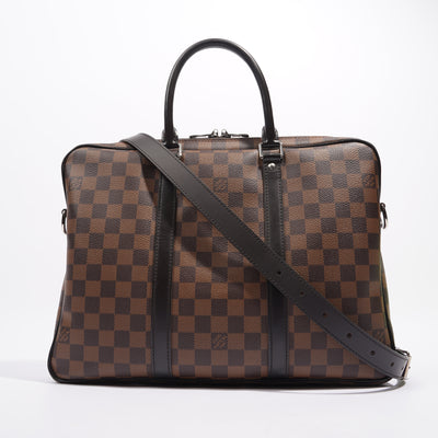 Louis Vuitton - Porte-Documents Voyage PMBriefcase - Leather - Onyx - Men - Luxury