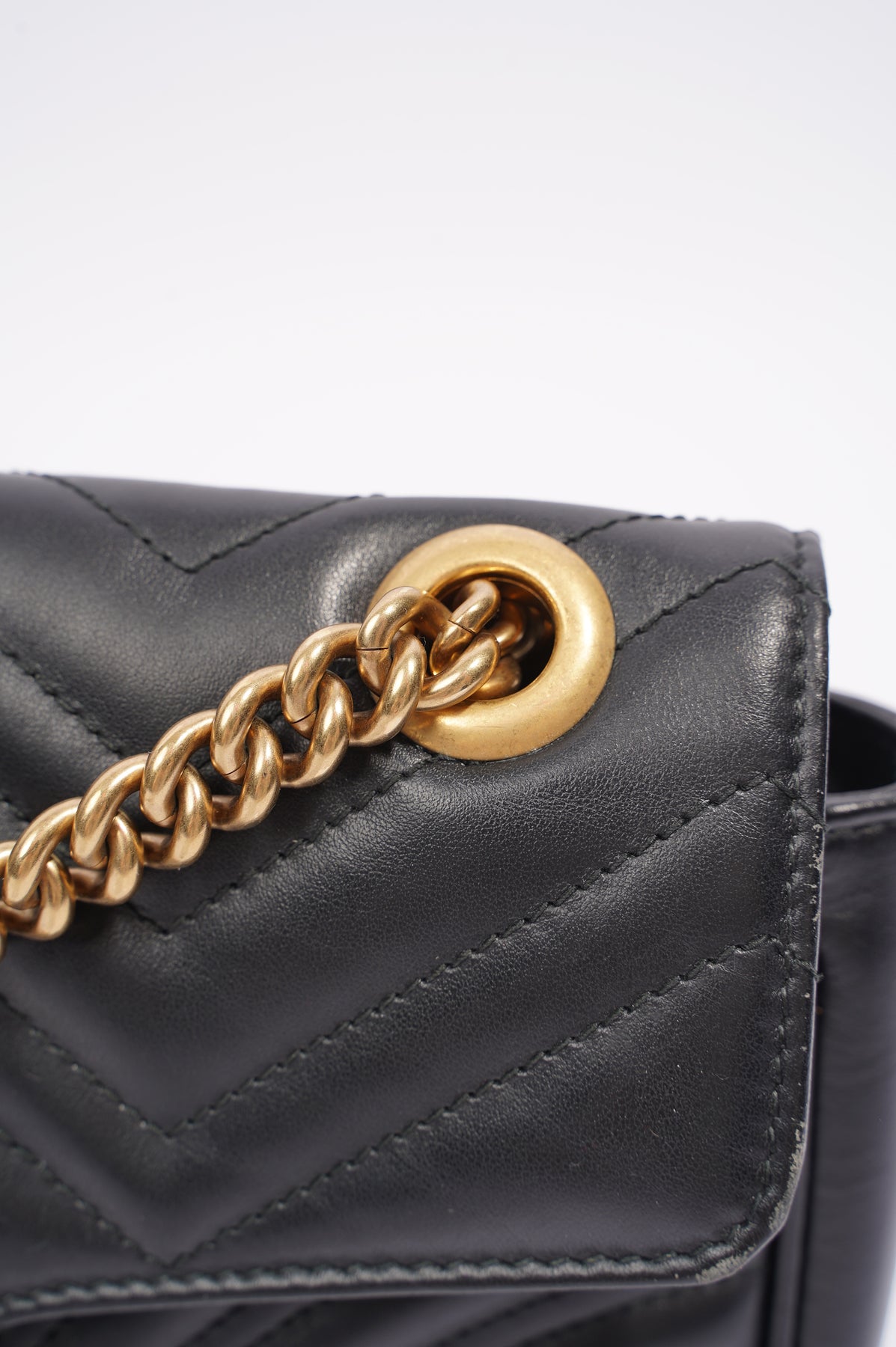 GOYARD Goyardine Isabelle PM Black Gold 1123242