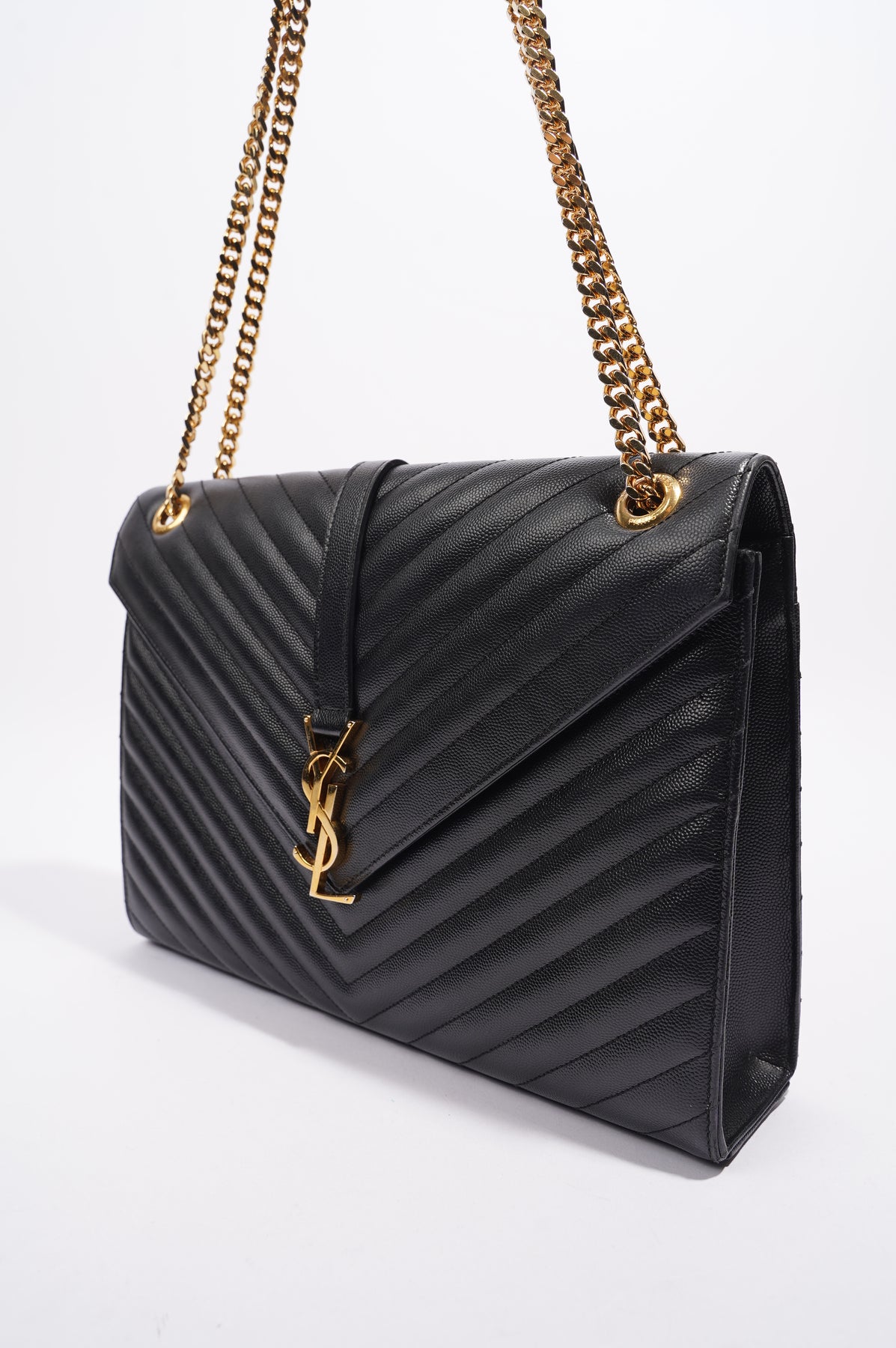 Saint Laurent Envelope Bag Black Small – Luxe Collective