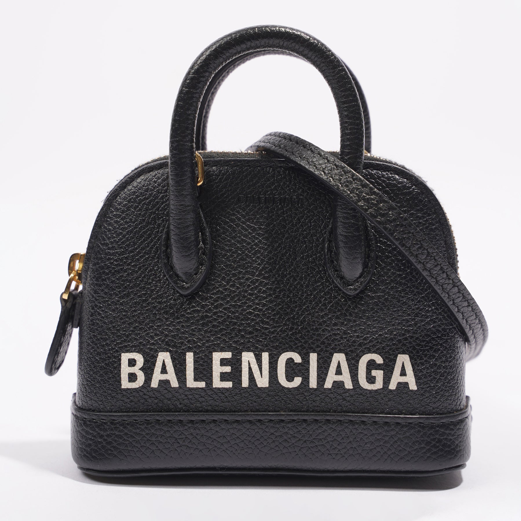 Balenciaga City 115748 black with mirror & shoulder strap leather used from  Japa