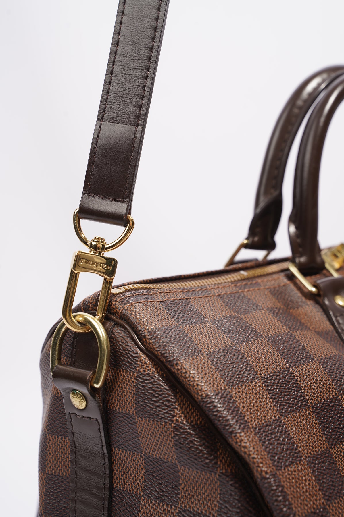 Louis Vuitton Damier Ebene Speedy Bandouliere 25 Satchel (SHF-G4jOep) –  LuxeDH