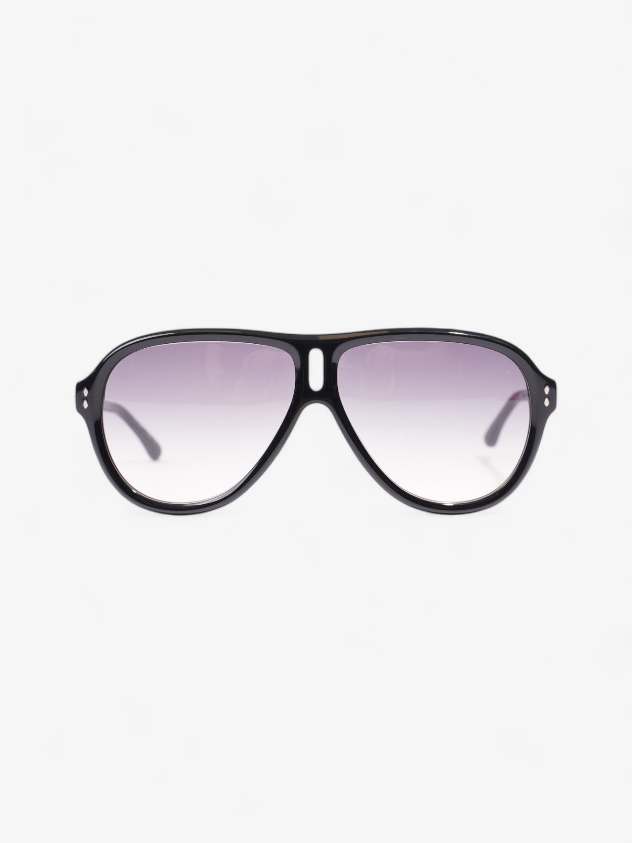 image of Isabel Marant Etoile Aviator Sunglasses Black Acetate 145mm