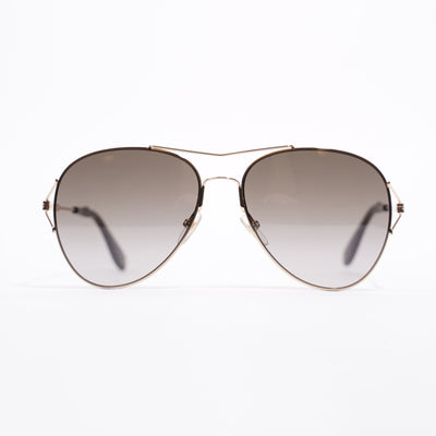 Chanel Black Metal Gradient Tint Aviator Chain Sunglasses-4194-Q - Yoogi's  Closet