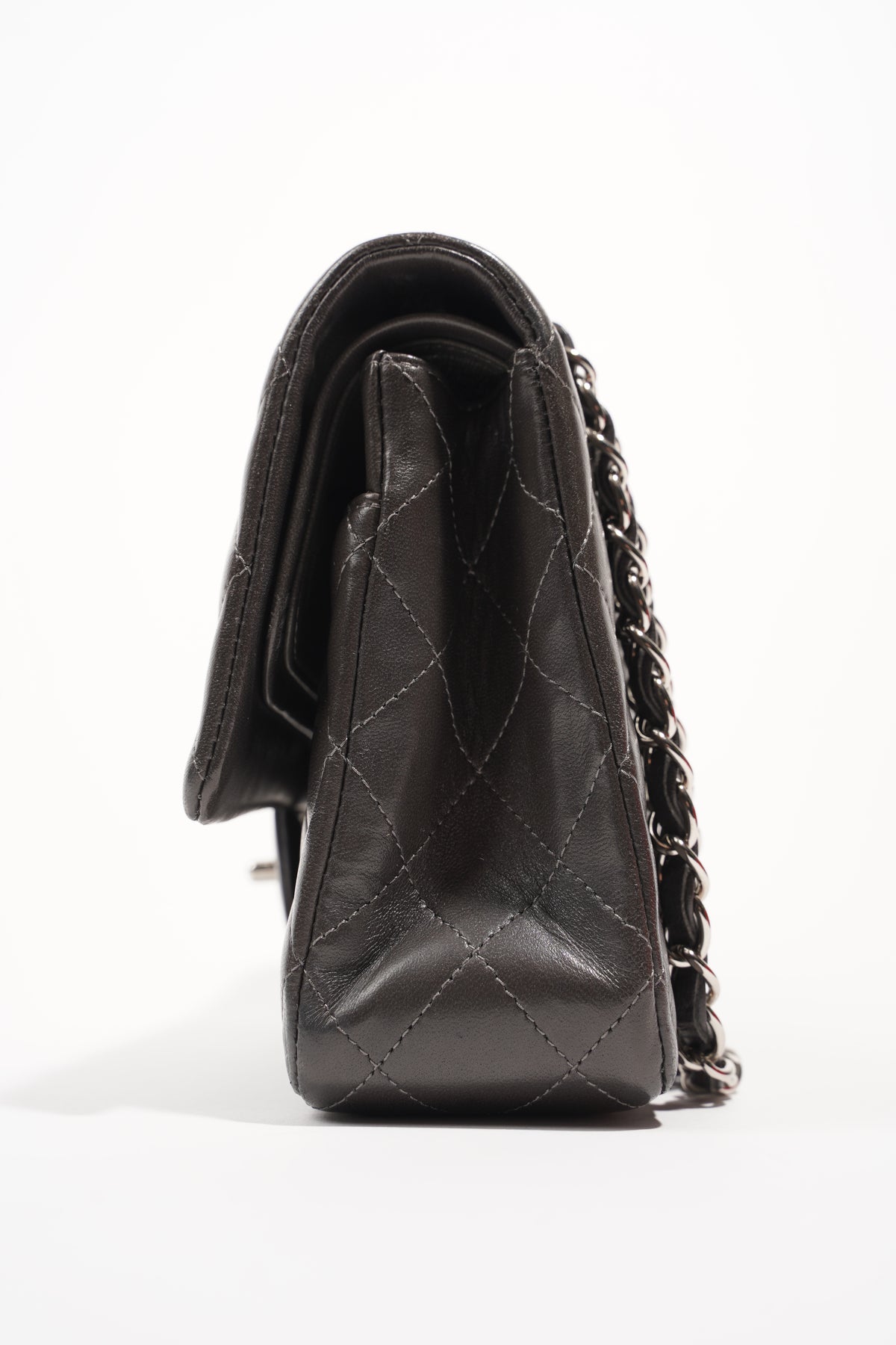 Chanel XXL Travel Flap Bag, Black Caviar Leather, Ruthenium Harwdware,  Preowned in Dustbag