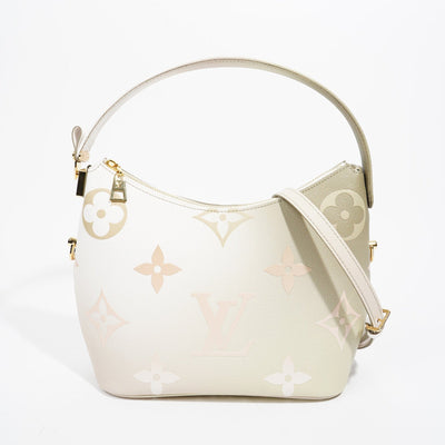 Louis Vuitton Bi-Color Dove/Cream Monogram Empreinte Leather Papillon BB Bag  - Yoogi's Closet