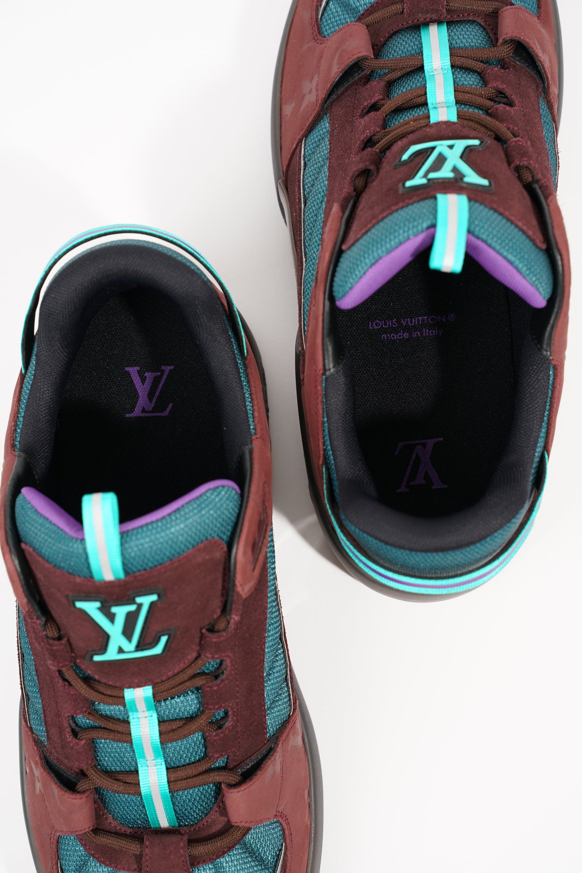 Louis Vuitton® Rivoli Sneaker Boot Monogram Eclipse. Size 07.0