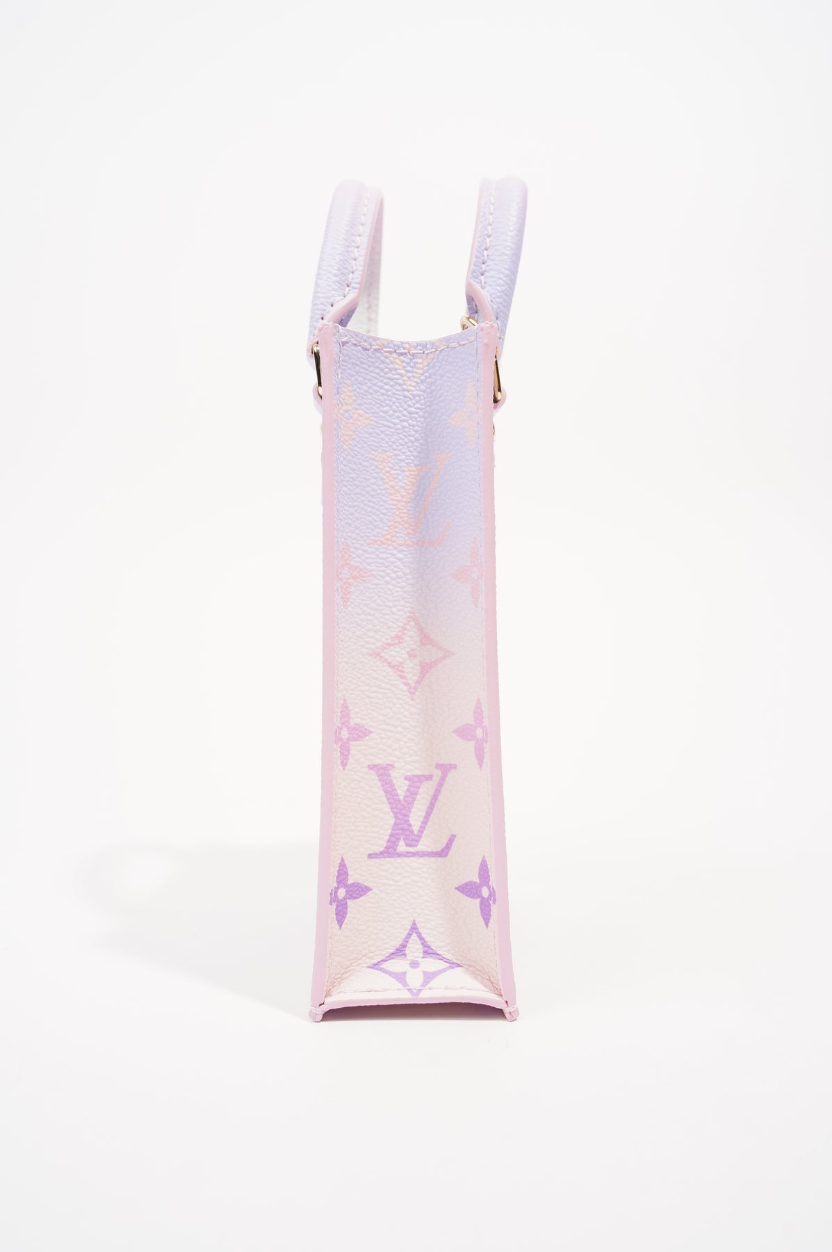 Louis Vuitton Petit Sac Plat Sunrise Pastel Monogram Logo Crossbody  Shoulder Bag