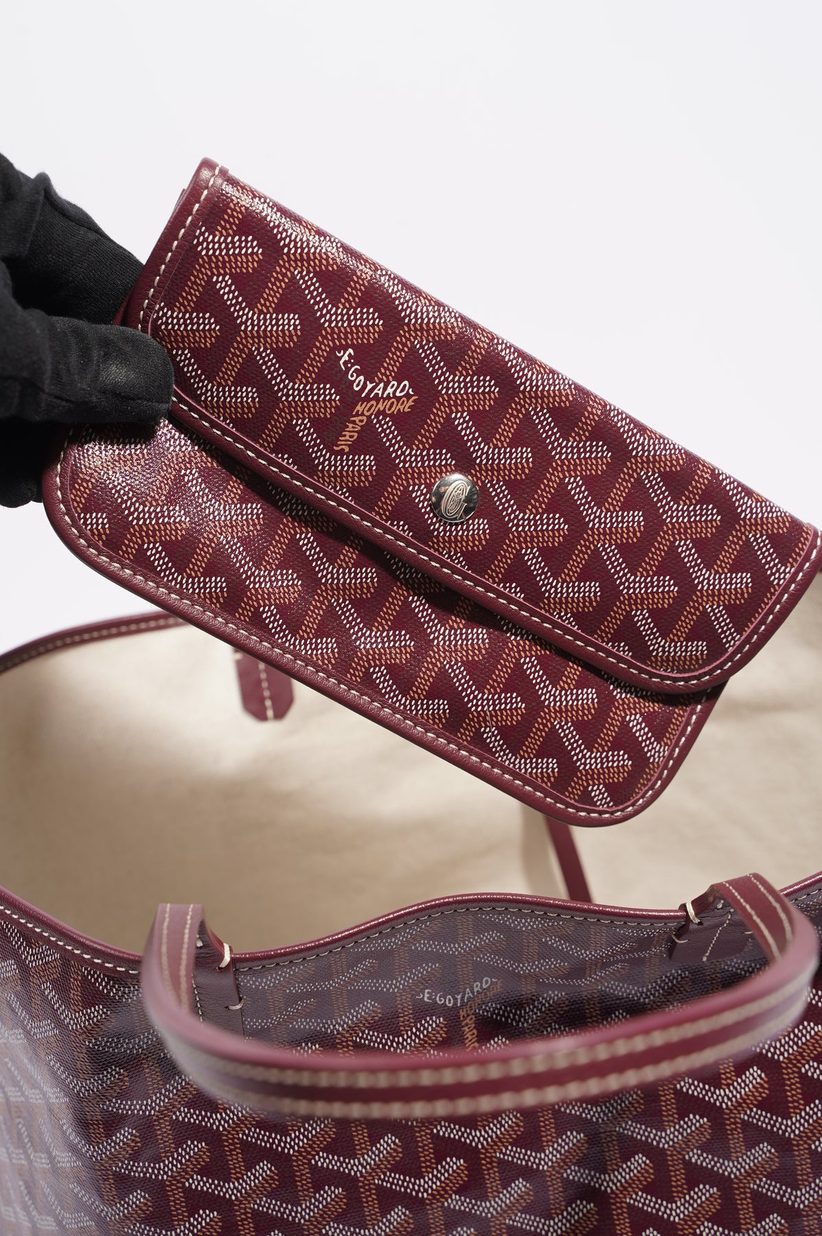 GOYARD Goyardine Saint Louis GM in Red Bordeaux - MyDesignerly