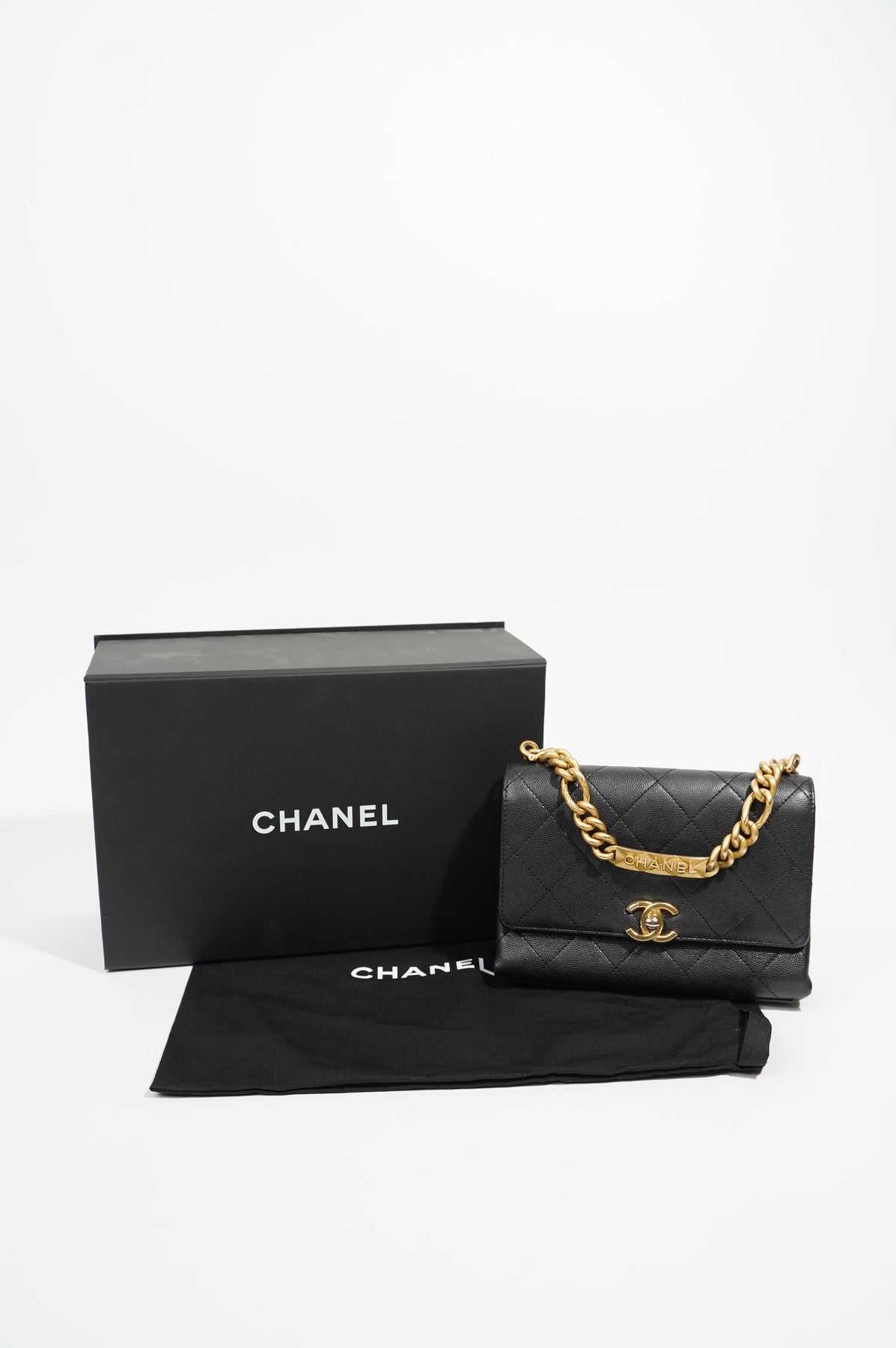 Chanel Mini Rectangular Flap with Top Handle Blue Lambskin Light Gold –  Madison Avenue Couture