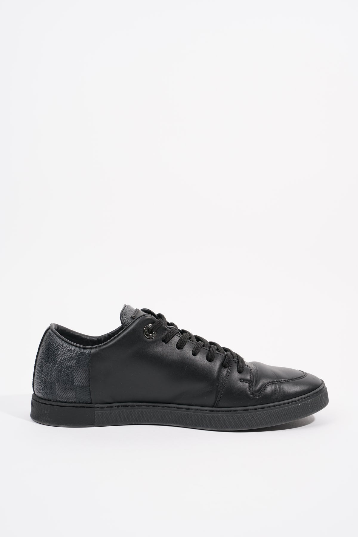 Louis Vuitton Mens Match Up Sneaker Monogram Black EU 43.5 / UK