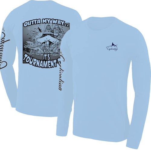 Old Timers - Men's Performance Fishing & Boating Long-Sleeve Shirt