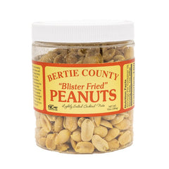Container of Bertie County Blister Fried Peanuts