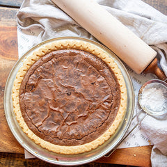 Whole chocolate fudge pie