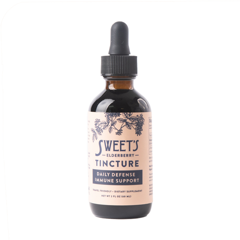 Sweet's Elderberry Tincture in a 2-ounce bottle