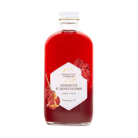 Hibiscus Honeycomb Simple Syrup