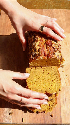 pumpkin bread loaf