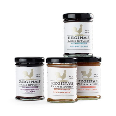 Regina's Farm Kitchen Mini Sampler Artisan Jams as a Mother's Day Food Gift