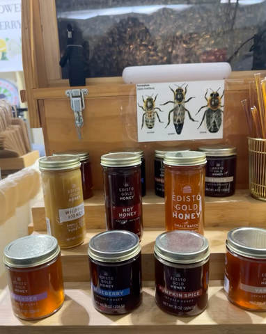 Line-up of Edisto Gold Honey at SEWE