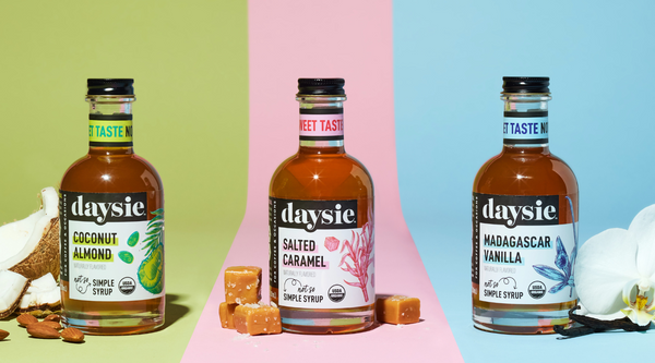 Line up of Daysie syrups