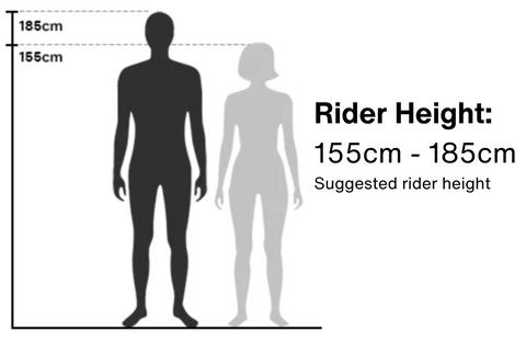 HEYBIKE EC1 ST suggested rider height