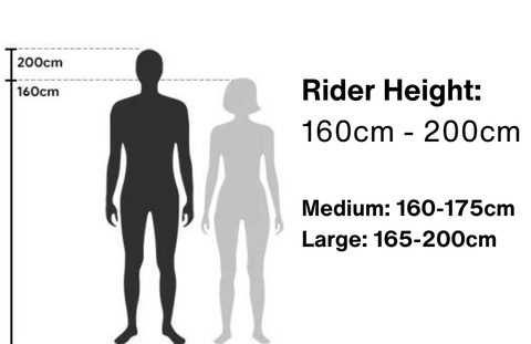 HEYBIKE EC1 commuter ebike size chart