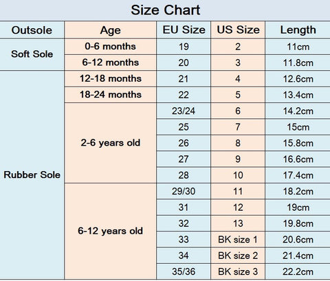 Size Charts – Ellie K's Closet Co.