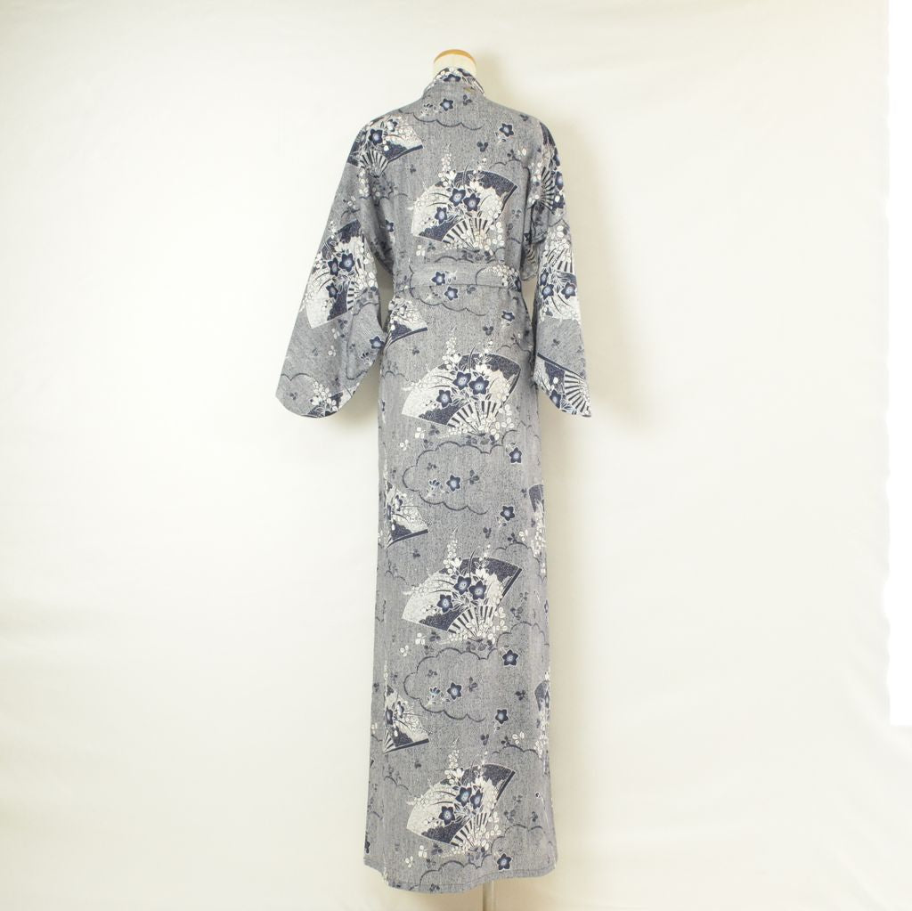 Japanese traditional cotton yukata KANJI. Japanese style home gown.  Japanese man's SUMMER KIMONO. The Japonic Online Kimono and Japanese Fine  Art Shop