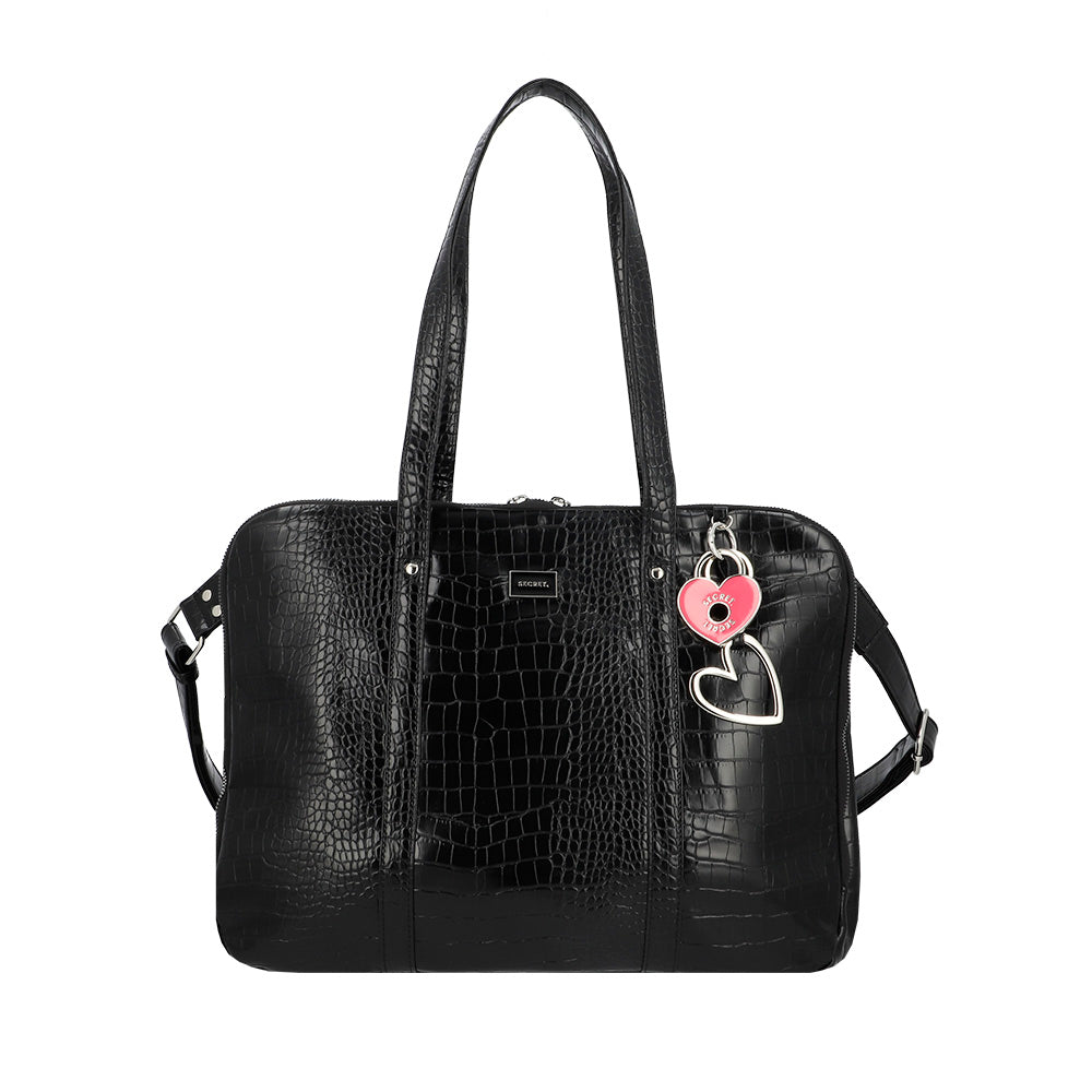 Cartera para notebook Love negra