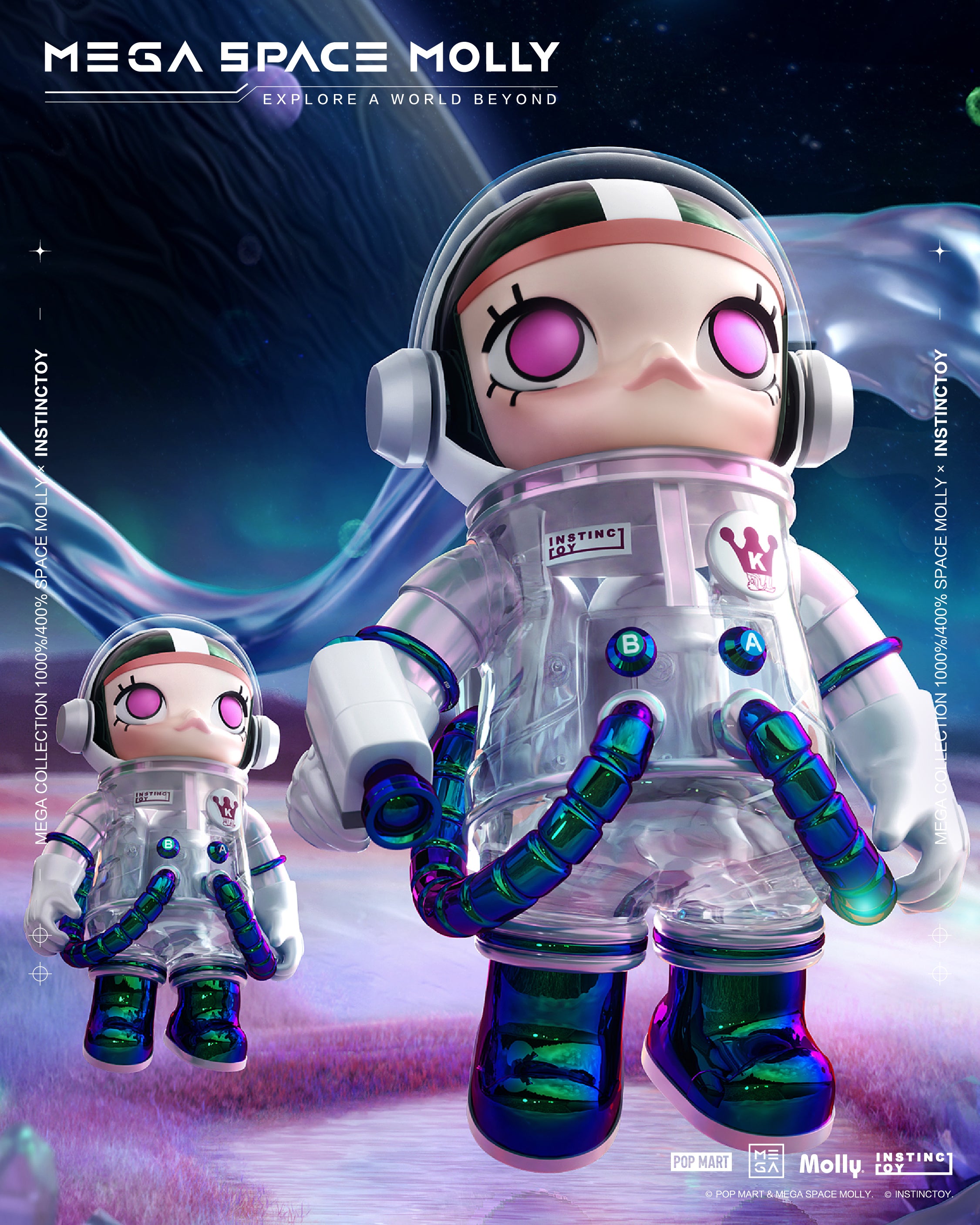 Draw to Pre-order] MEGA Space Molly x INSTINCTOY 400% and MEGA