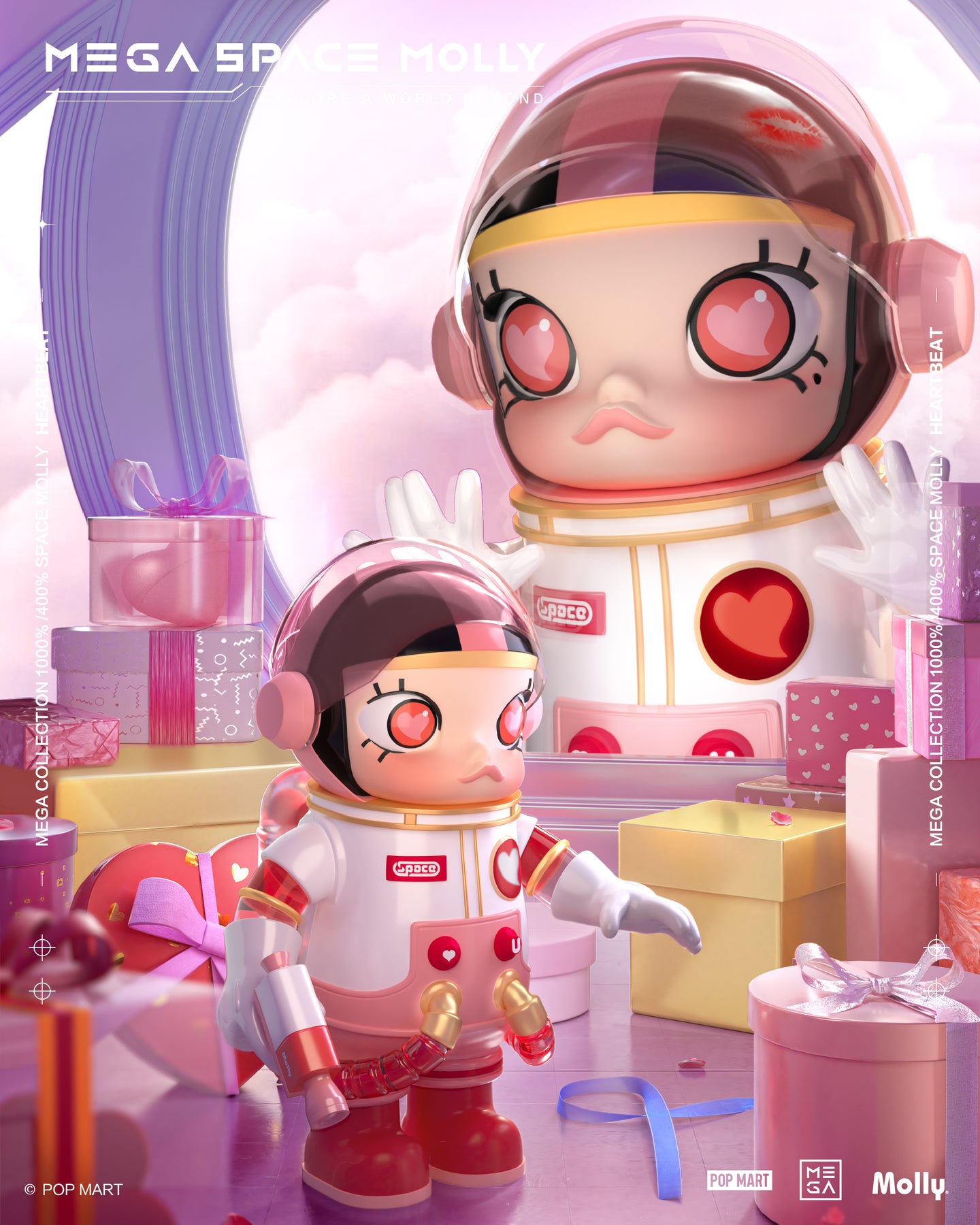 MEGA COLLECTION 1000% SPACE MOLLY HEARTBEAT – MoreFun