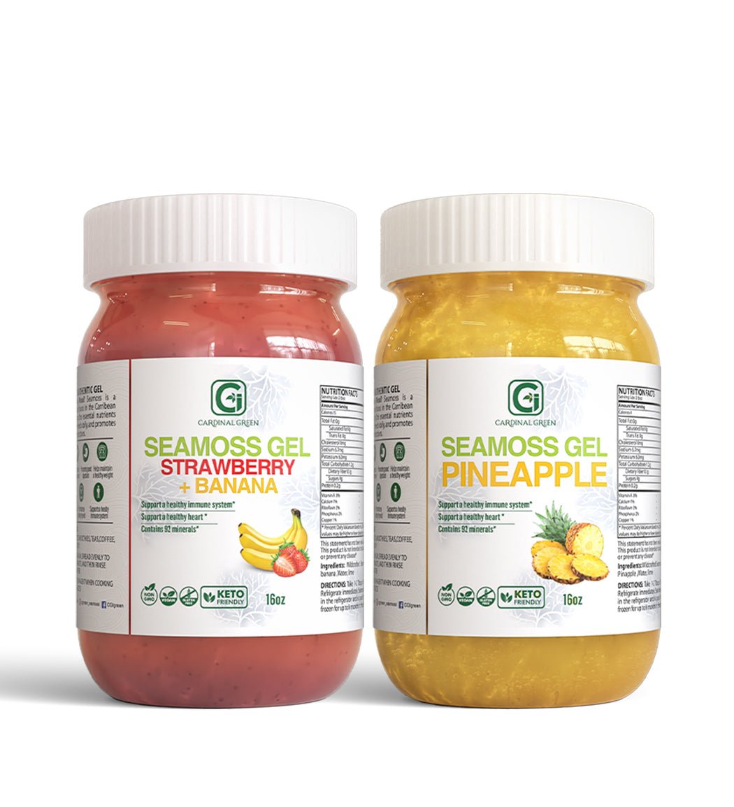 Strawberry Banana + Pineapple Sea Moss Gel - CGI Green product image