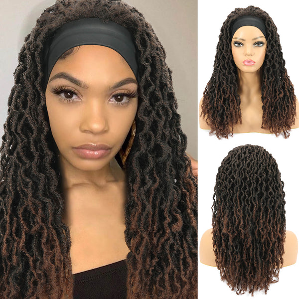 SHORT BRAIDED WIGS, Faux Locs Wig, Kinky Curl Short Wigs for Black Women,  Goddess Locs Made Quality Synthetic Hair Boho Crochet Wig -  Israel